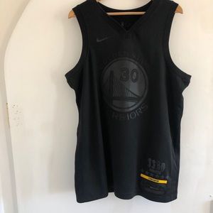 Steph Curry All Black MVP Jersey